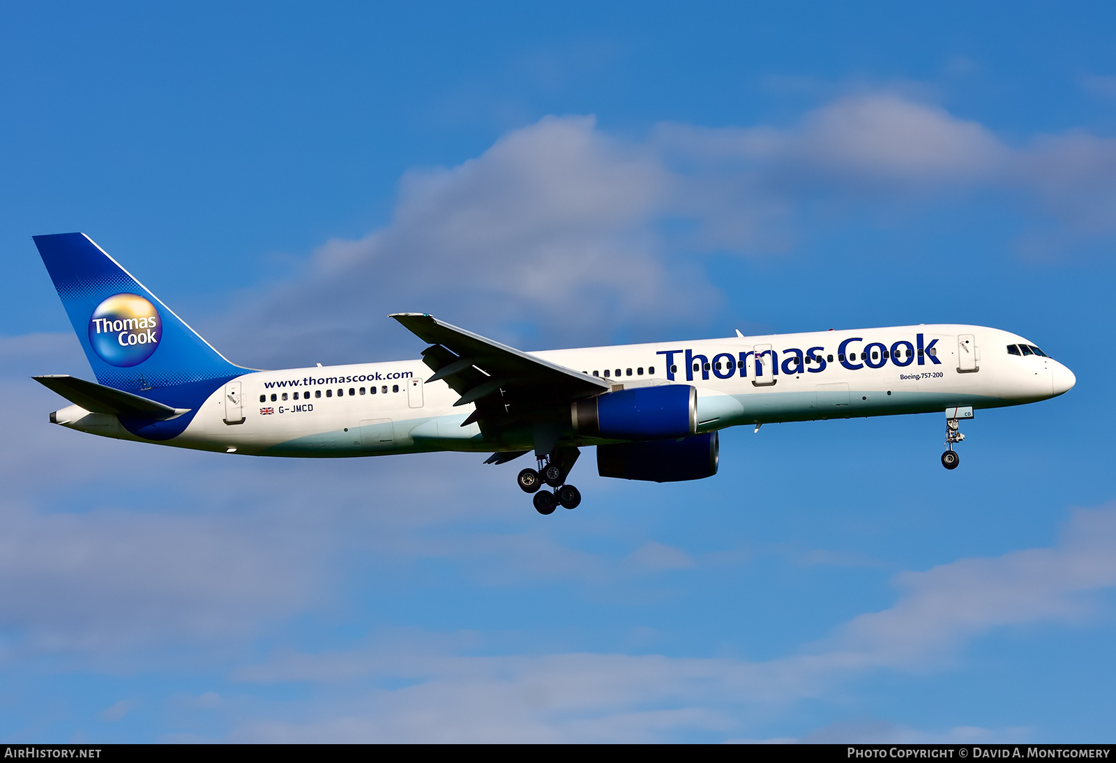 Aircraft Photo of G-JMCD | Boeing 757-25F | Thomas Cook Airlines | AirHistory.net #638575
