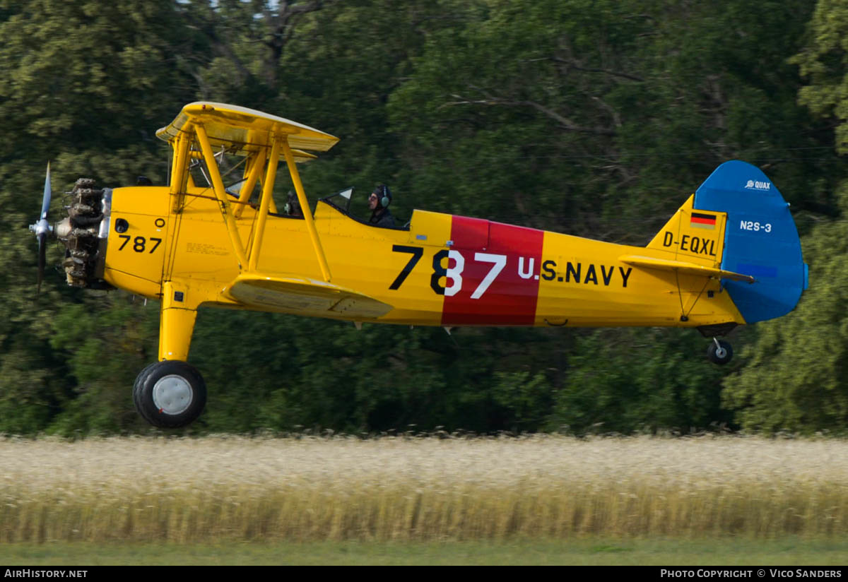 Aircraft Photo of D-EQXL | Stearman PT-17 Kaydet (A75N1) | Quax | USA - Navy | AirHistory.net #638578