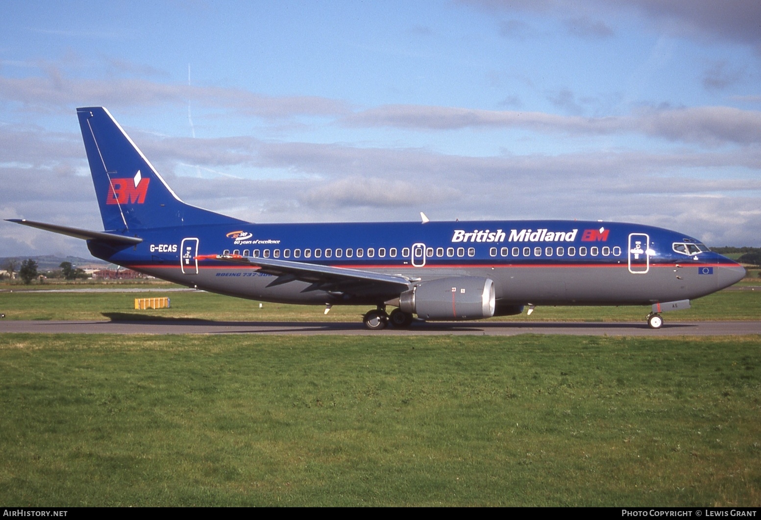 Aircraft Photo of G-ECAS | Boeing 737-36N | British Midland Airways - BMA | AirHistory.net #638586