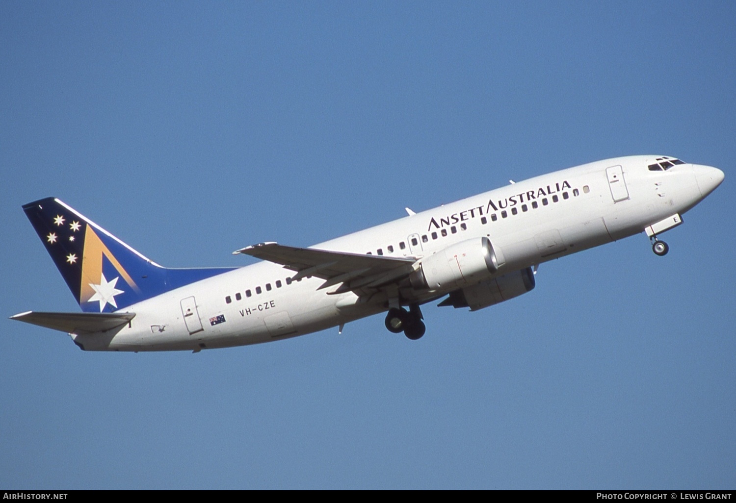 Aircraft Photo of VH-CZE | Boeing 737-377 | Ansett Australia | AirHistory.net #638630