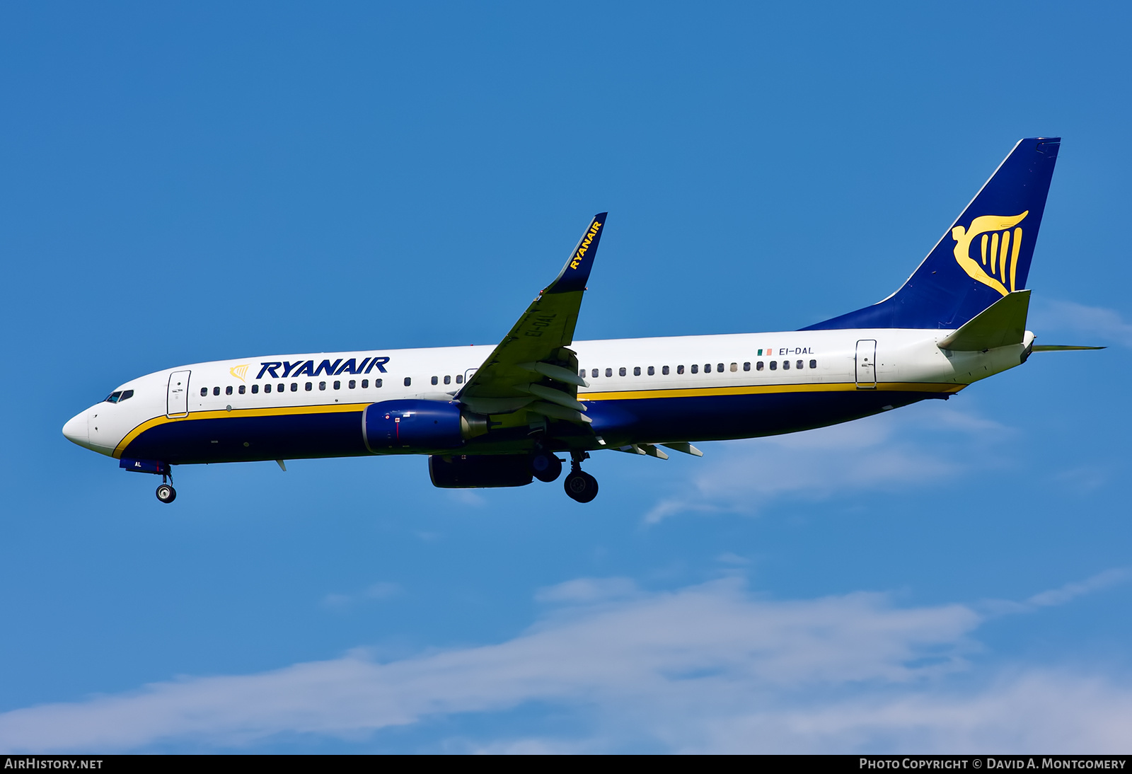Aircraft Photo of EI-DAL | Boeing 737-8AS | Ryanair | AirHistory.net #638643