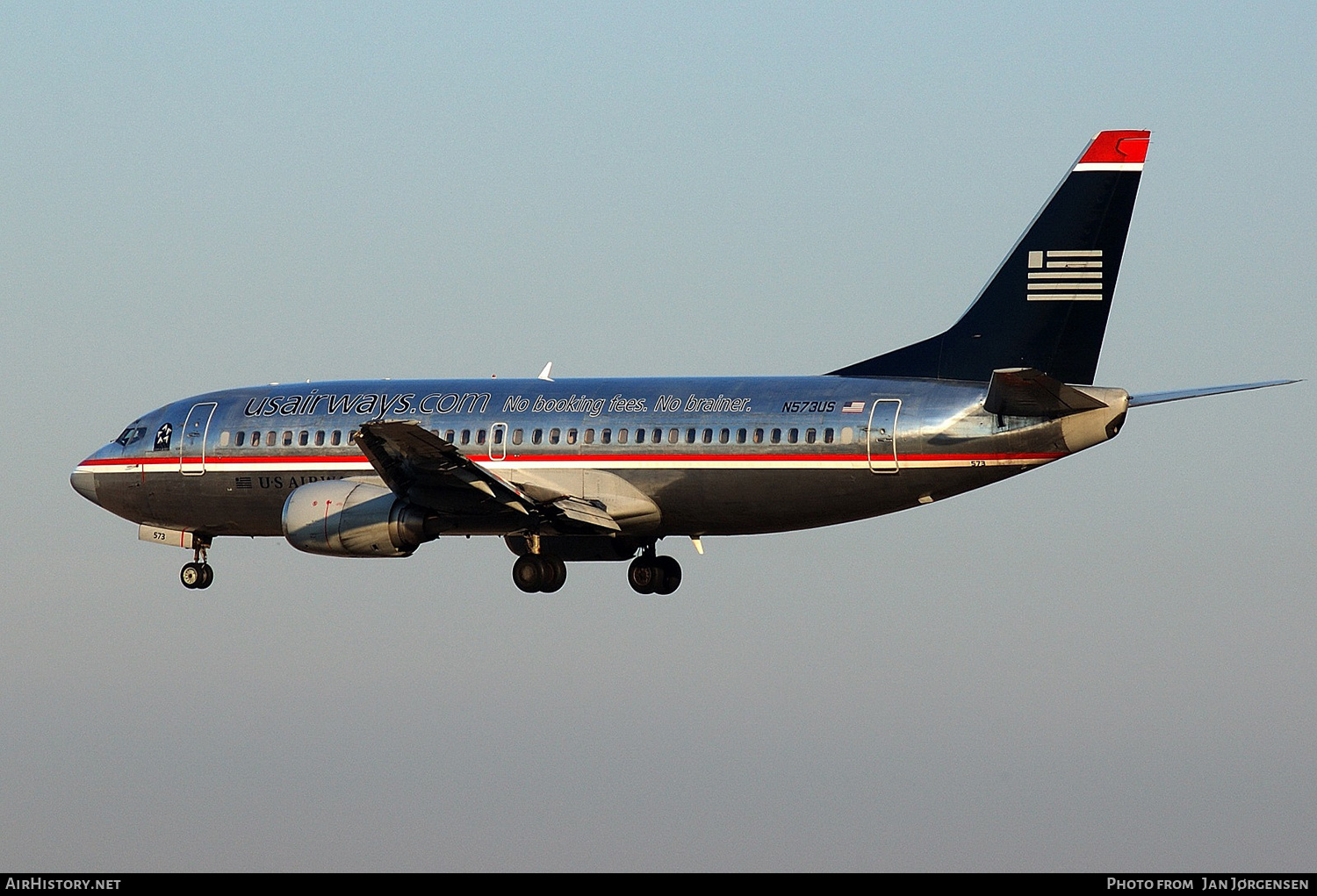 Aircraft Photo of N573US | Boeing 737-301 | US Airways | AirHistory.net #638662