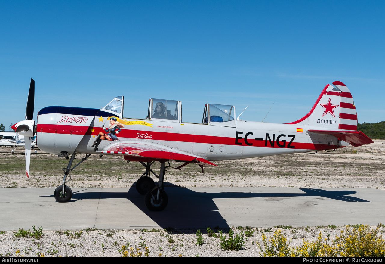 Aircraft Photo of EC-NGZ | Yakovlev Yak-52 | AirHistory.net #638668