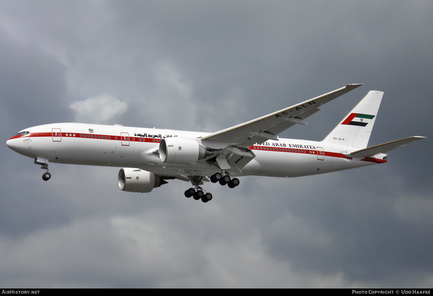 Aircraft Photo of A6-ALN | Boeing 777-2AN/ER | United Arab Emirates Government | AirHistory.net #638689