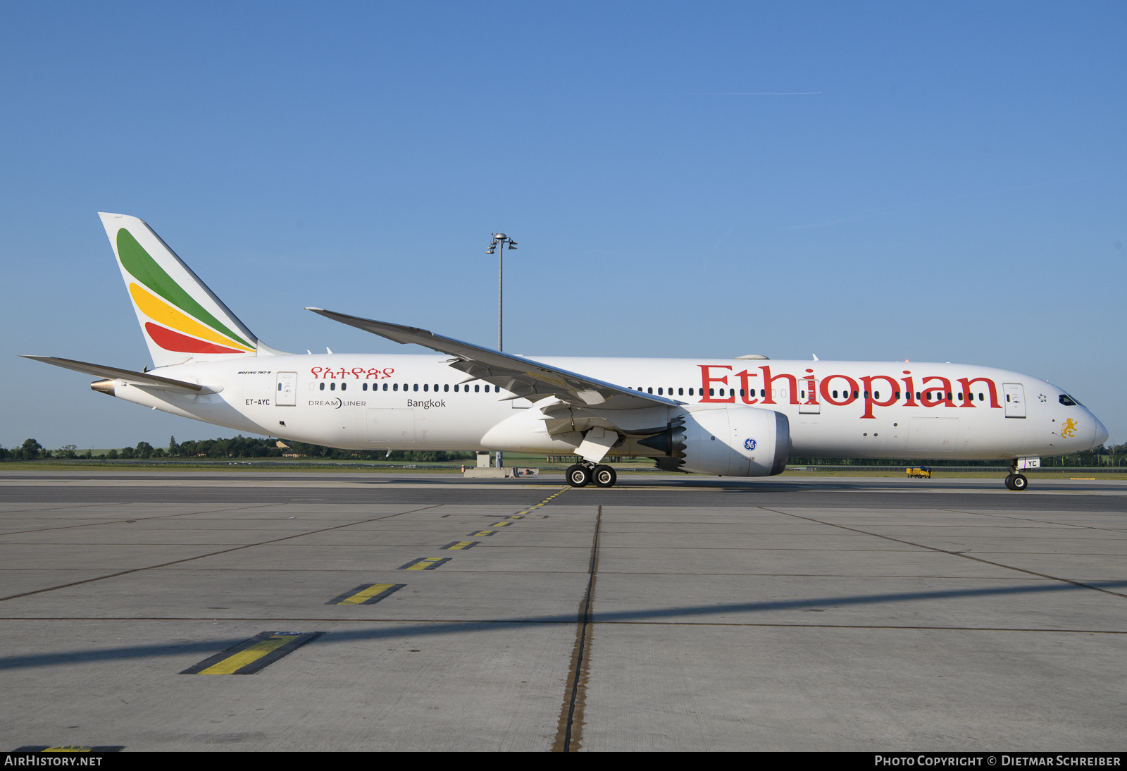 Aircraft Photo of ET-AYC | Boeing 787-9 Dreamliner | Ethiopian Airlines | AirHistory.net #638696