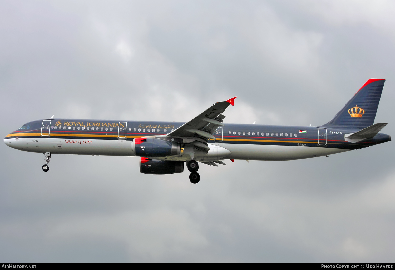 Aircraft Photo of JY-AYK | Airbus A321-231 | Royal Jordanian Airlines | AirHistory.net #638721
