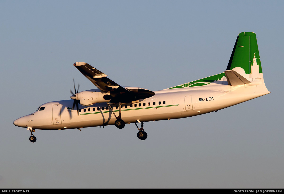 Aircraft Photo of SE-LEC | Fokker 50 | Skyways | AirHistory.net #638765