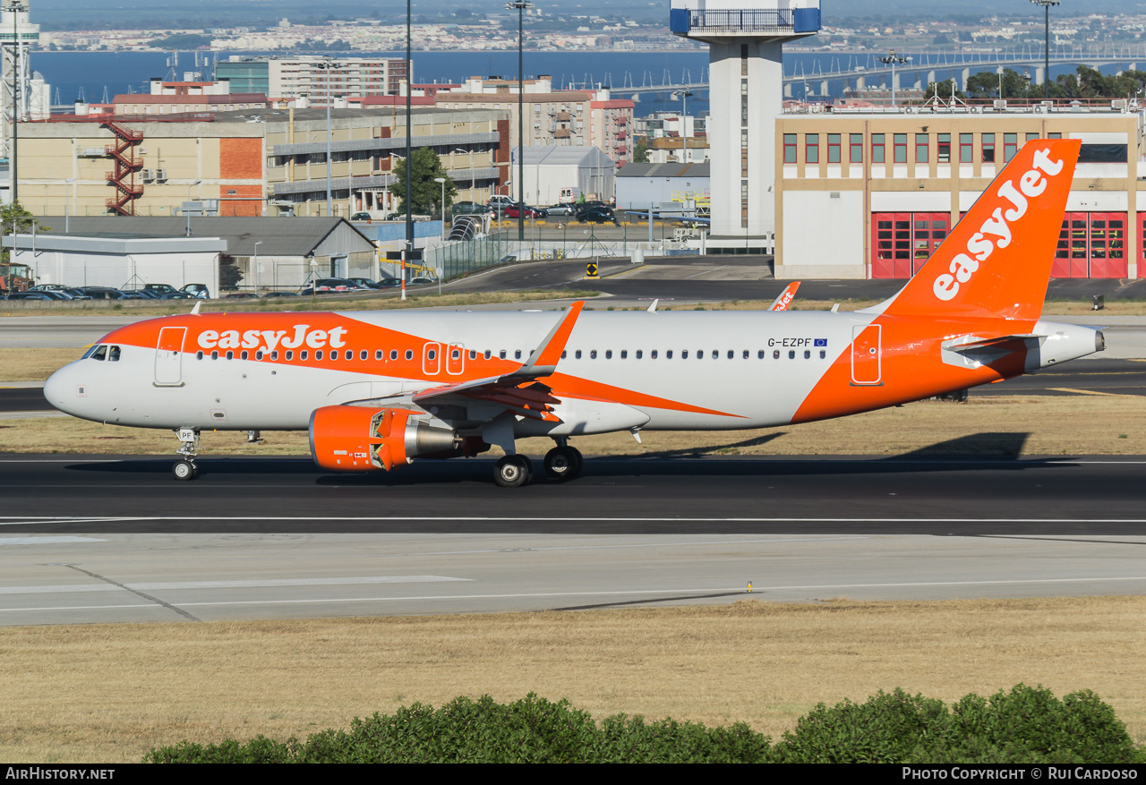 Aircraft Photo of G-EZPF | Airbus A320-214 | EasyJet | AirHistory.net #638766