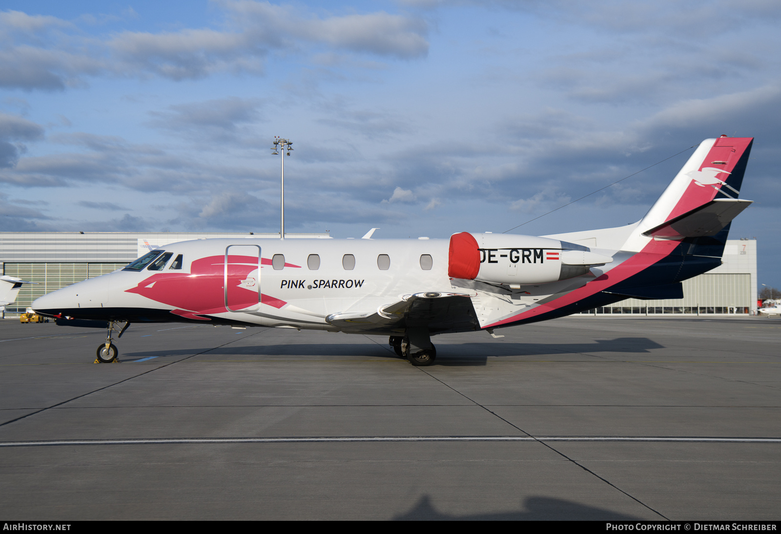 Aircraft Photo of OE-GRM | Cessna 560XL Citation XLS+ | Pink Sparrow | AirHistory.net #638795