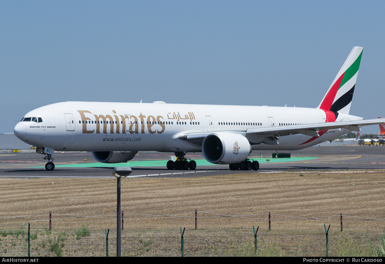 Aircraft Photo of A6-ENC | Boeing 777-31H/ER | Emirates | AirHistory.net #638804
