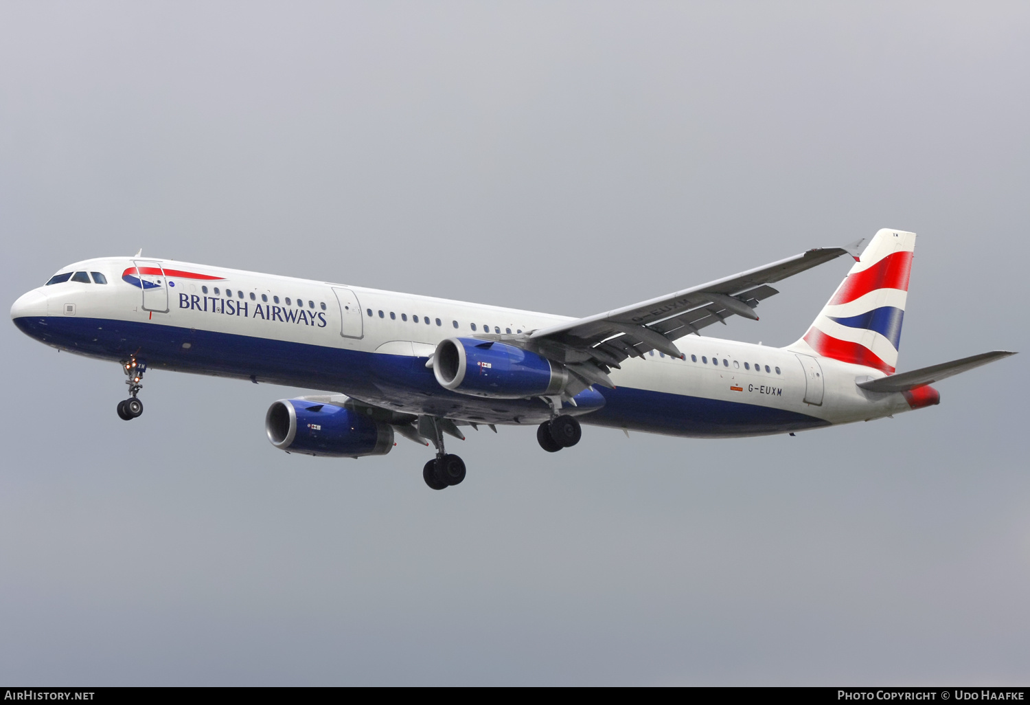 Aircraft Photo of G-EUXM | Airbus A321-231 | British Airways | AirHistory.net #638811