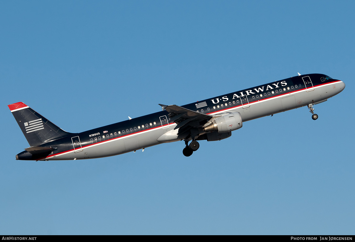 Aircraft Photo of N186US | Airbus A321-211 | US Airways | AirHistory.net #638828