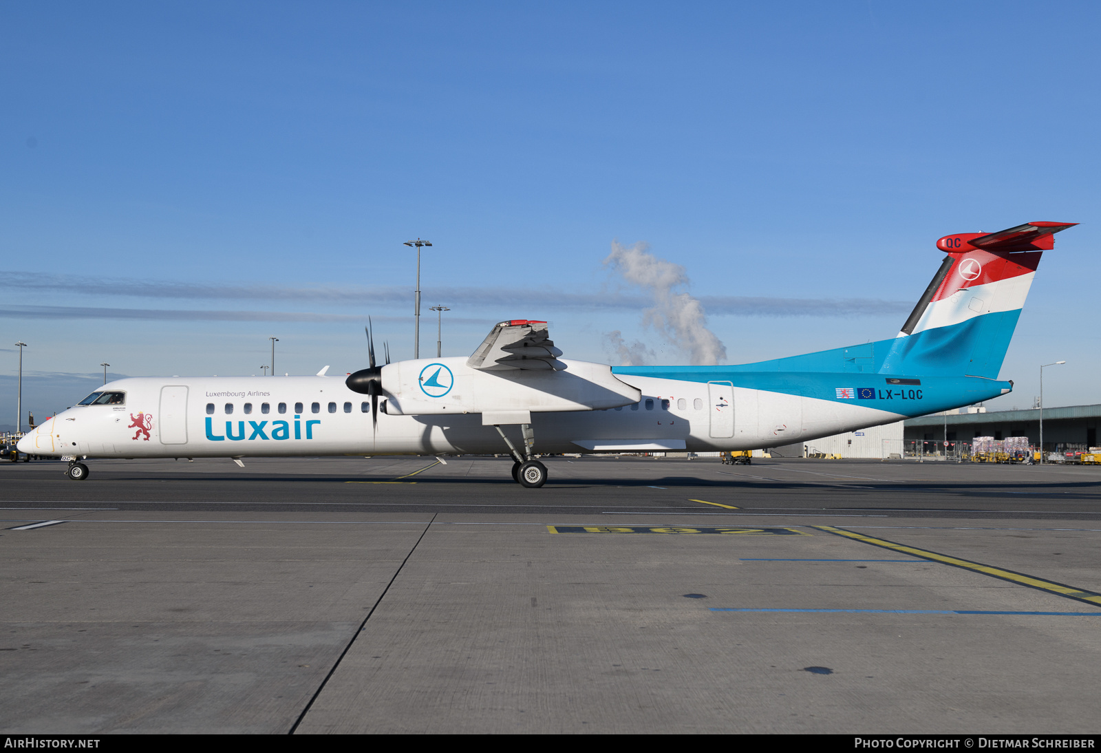 Aircraft Photo of LX-LQC | Bombardier DHC-8-402 Dash 8 | Luxair | AirHistory.net #638855