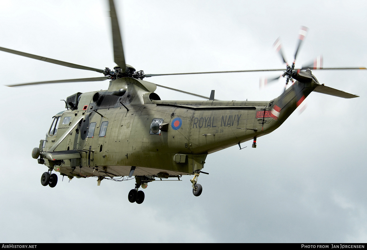 Aircraft Photo of ZA291 | Westland WS-61 Sea King HC4 | UK - Navy | AirHistory.net #638858