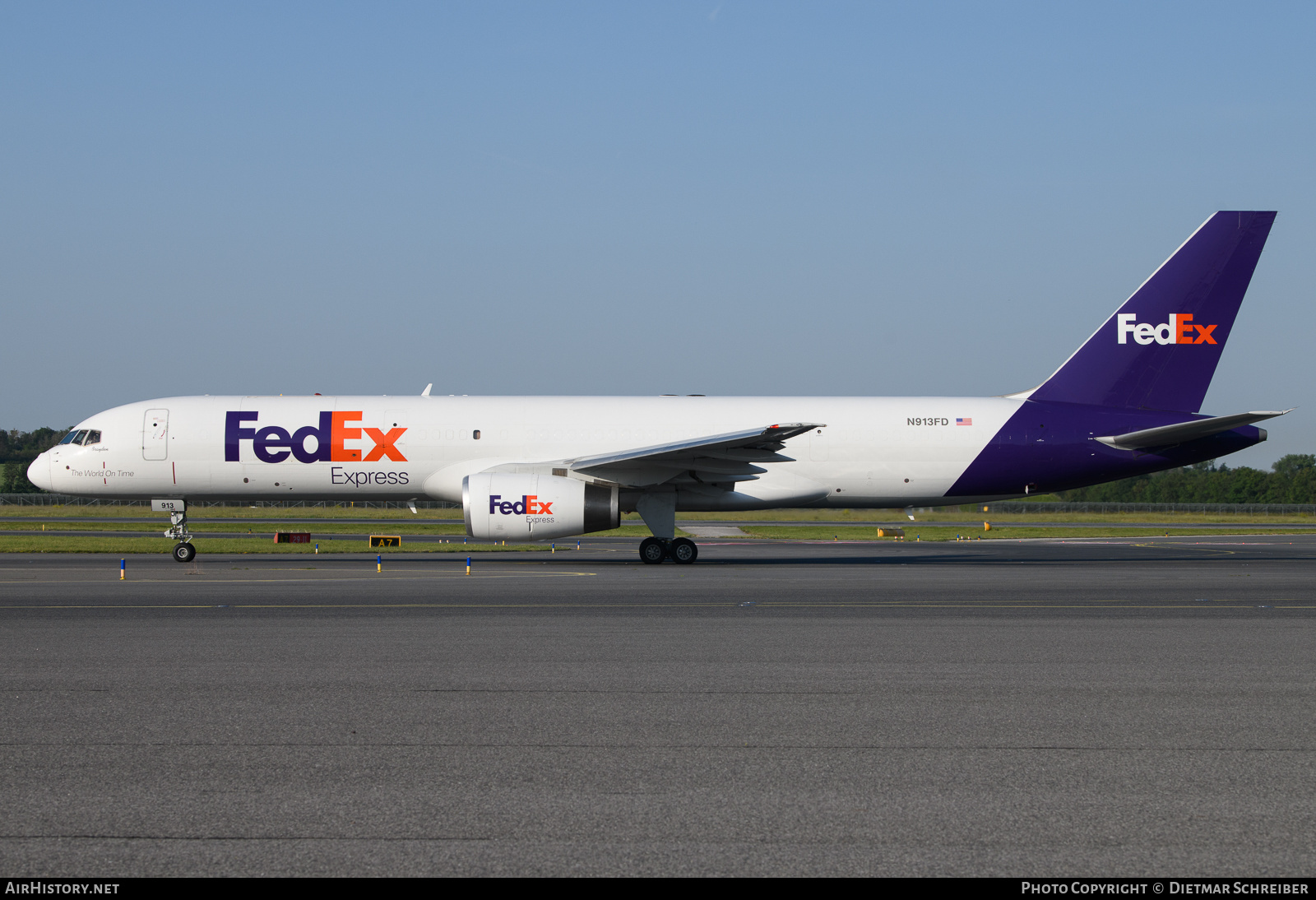 Aircraft Photo of N913FD | Boeing 757-28A(SF) | FedEx Express - Federal Express | AirHistory.net #638881