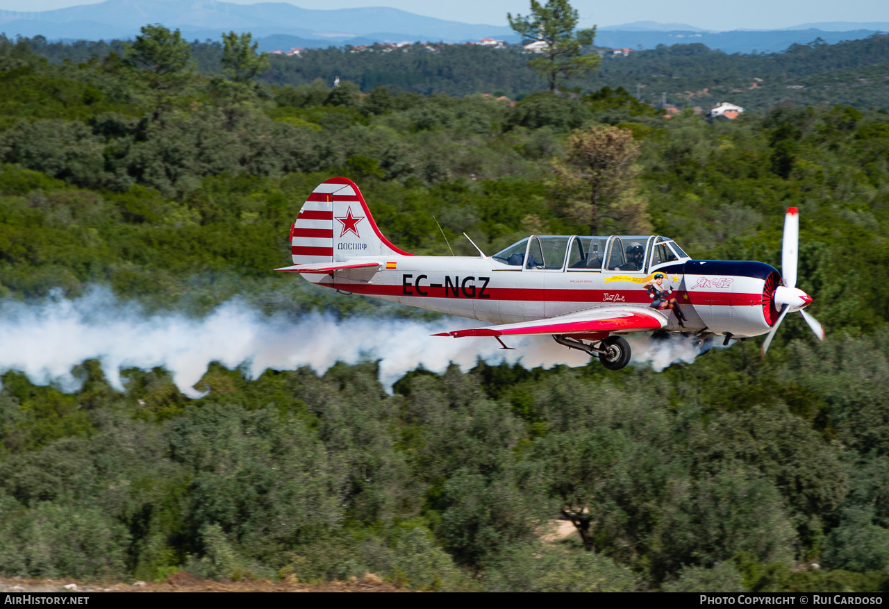 Aircraft Photo of EC-NGZ | Yakovlev Yak-52 | AirHistory.net #638906