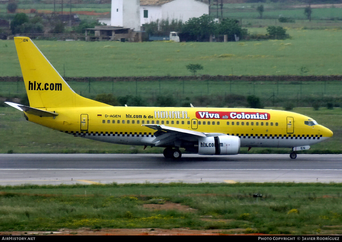 Aircraft Photo of D-AGEN | Boeing 737-75B | Hapag-Lloyd Express | AirHistory.net #638912