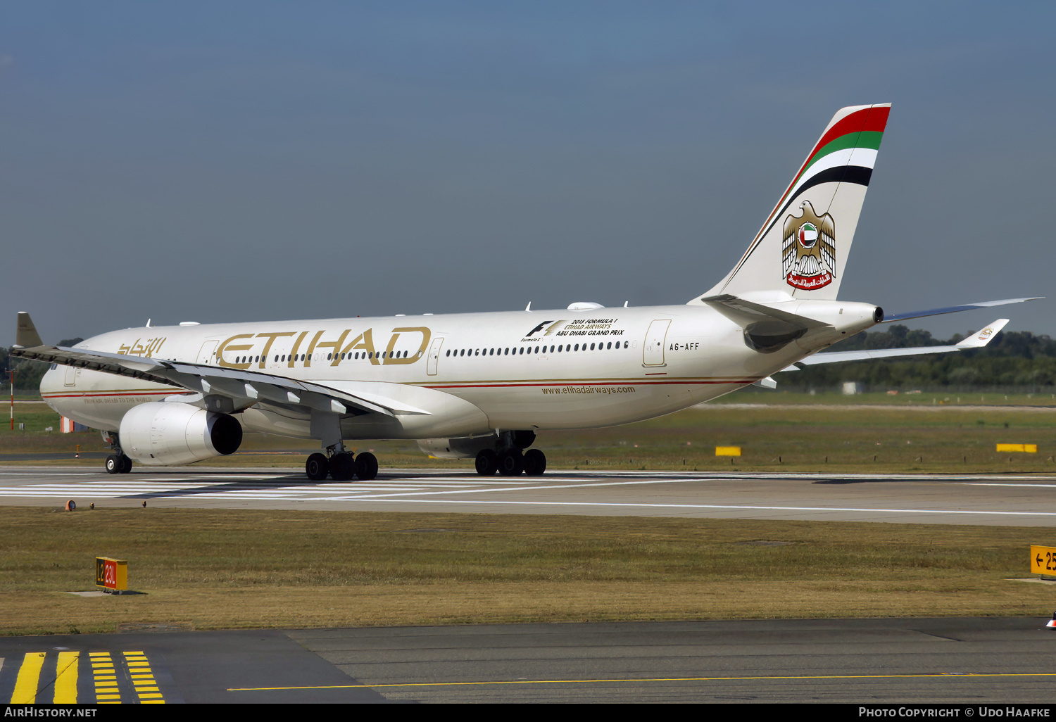 Aircraft Photo of A6-AFF | Airbus A330-343 | Etihad Airways | AirHistory.net #638968