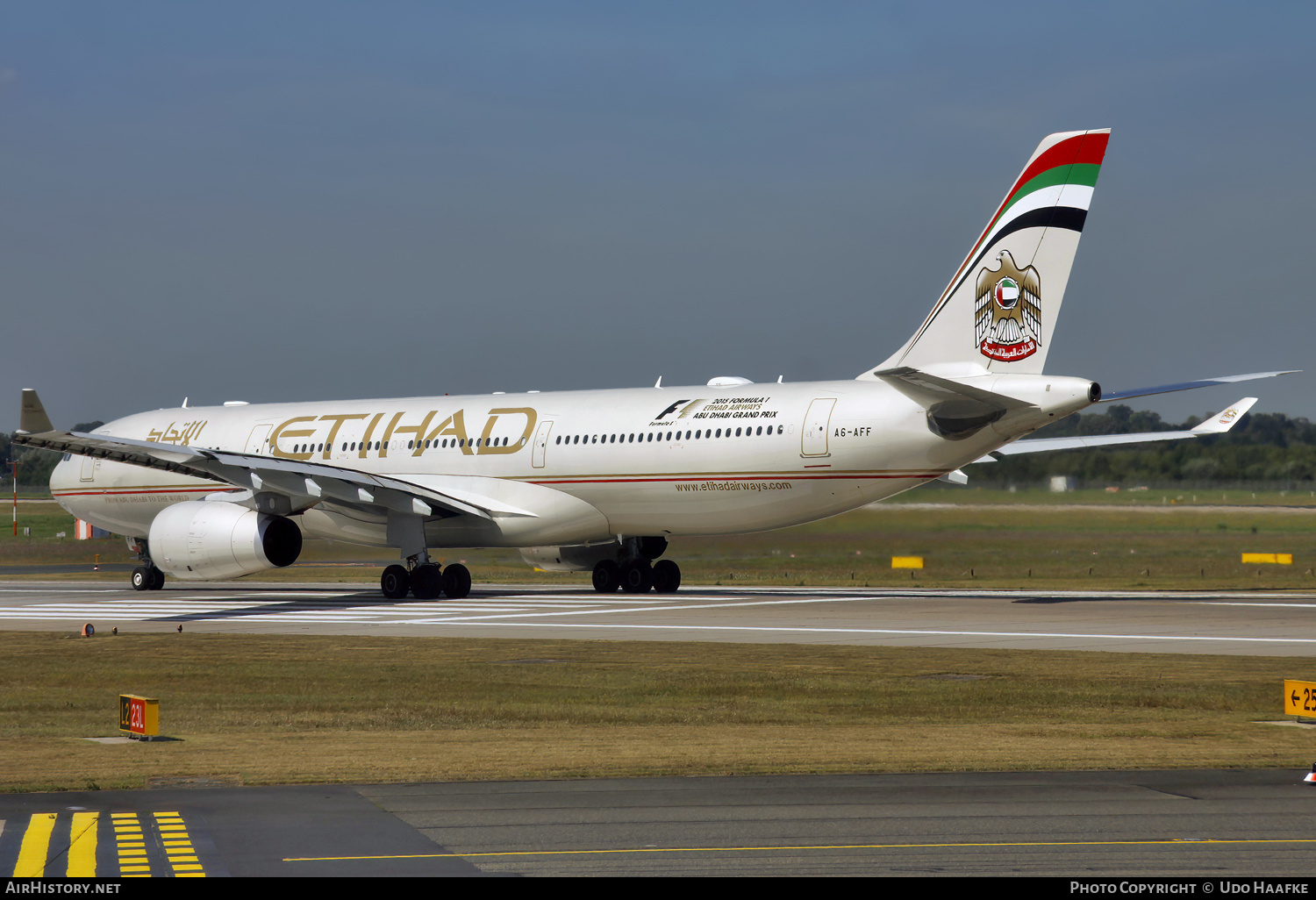 Aircraft Photo of A6-AFF | Airbus A330-343 | Etihad Airways | AirHistory.net #638968