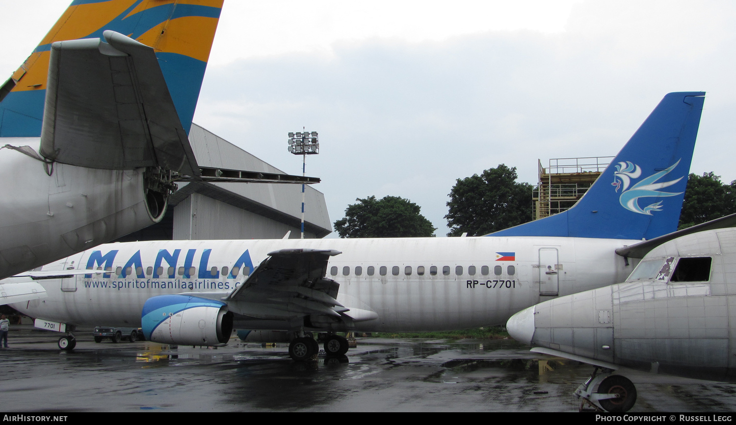 Aircraft Photo of RP-C7701 | Boeing 737-301 | Spirit of Manila Airlines | AirHistory.net #638970