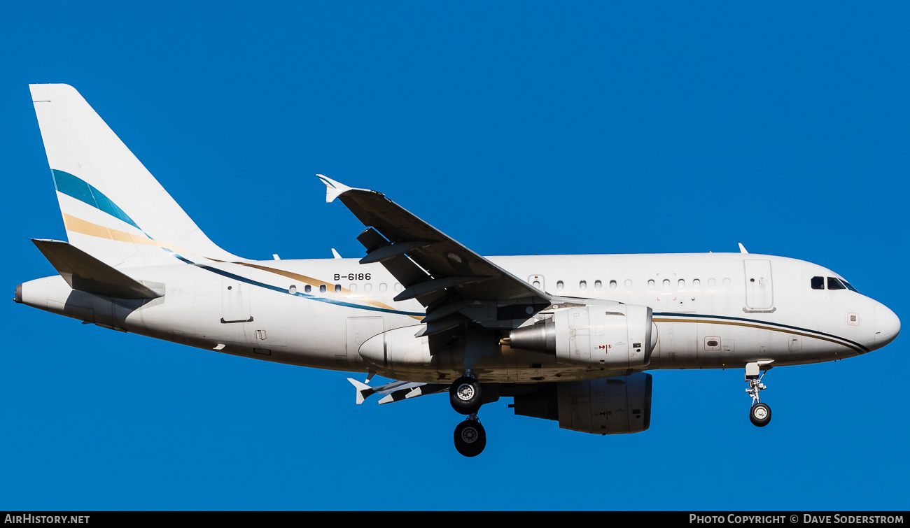 Aircraft Photo of B-6186 | Airbus ACJ318 (A318-112/CJ) | AirHistory.net #639005