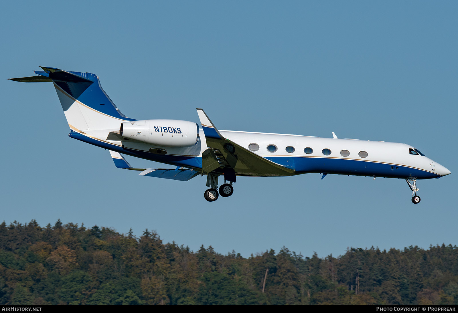 Aircraft Photo of N780KS | Gulfstream Aerospace G-V-SP Gulfstream G550 | AirHistory.net #639011