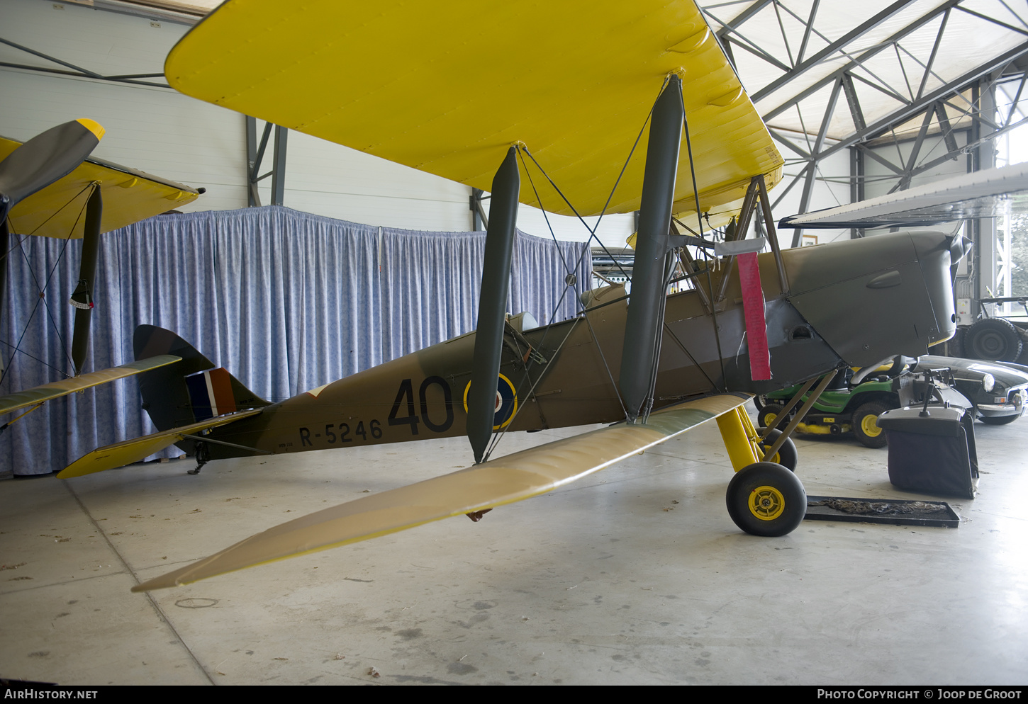 Aircraft Photo of G-AMIV / R5246 | De Havilland D.H. 82A Tiger Moth | UK - Air Force | AirHistory.net #639019