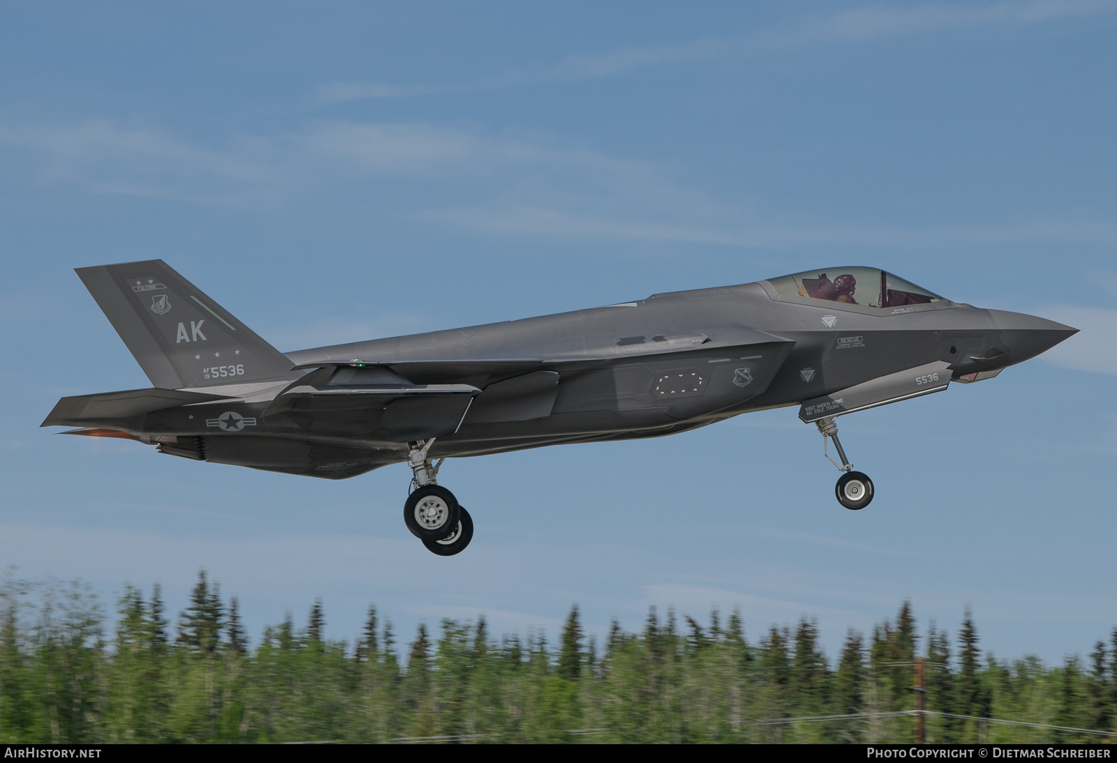 Aircraft Photo of 18-5536 | Lockheed Martin F-35A Lightning II | USA - Air Force | AirHistory.net #639032