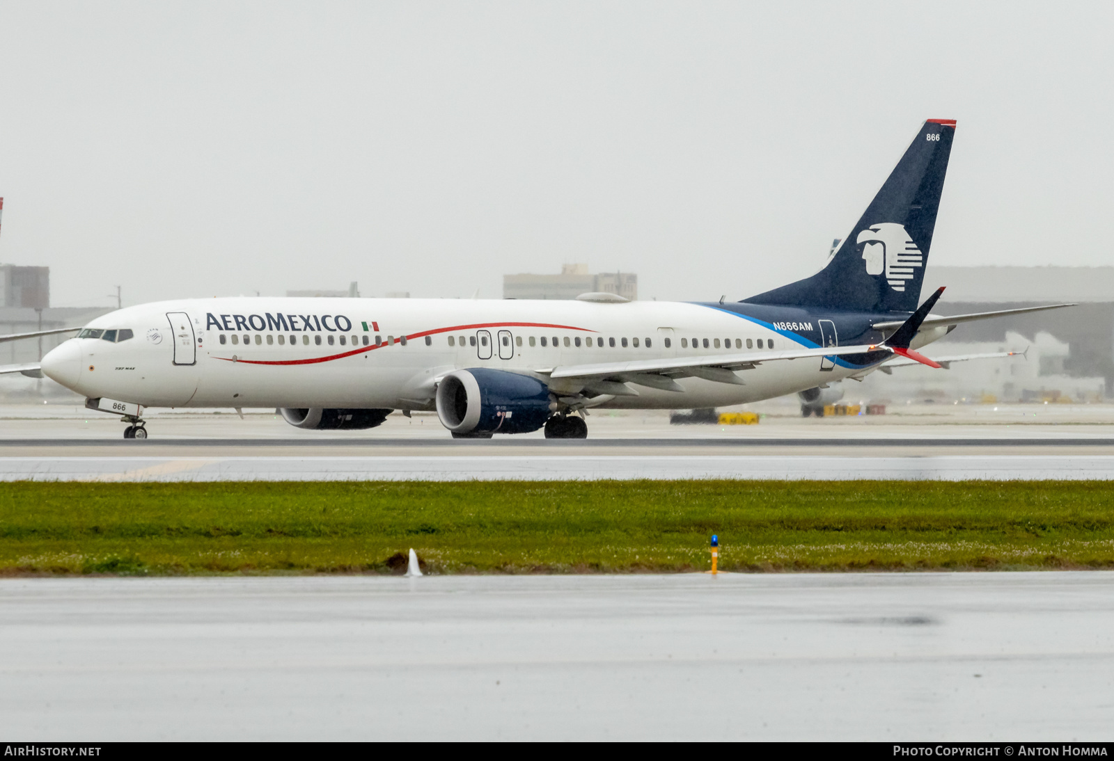 Aircraft Photo of N866AM | Boeing 737-9 Max 9 | AeroMéxico | AirHistory.net #639045