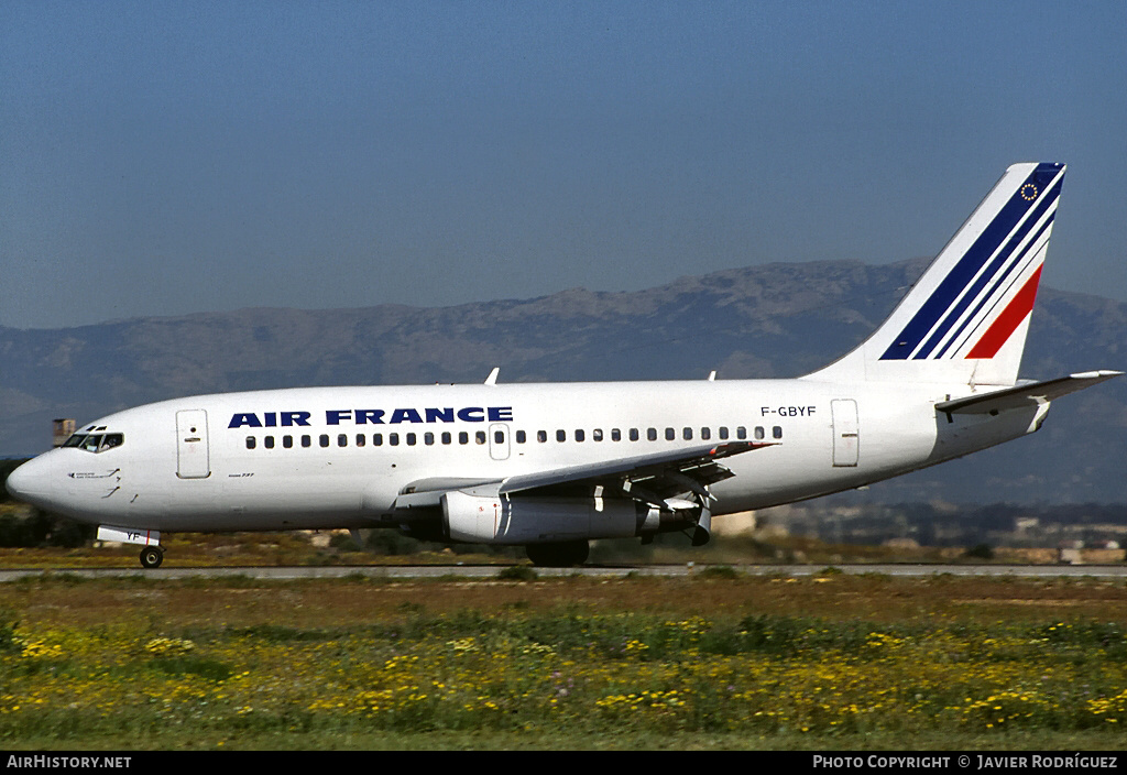 Aircraft Photo of F-GBYF | Boeing 737-228/Adv | Air France | AirHistory.net #639091