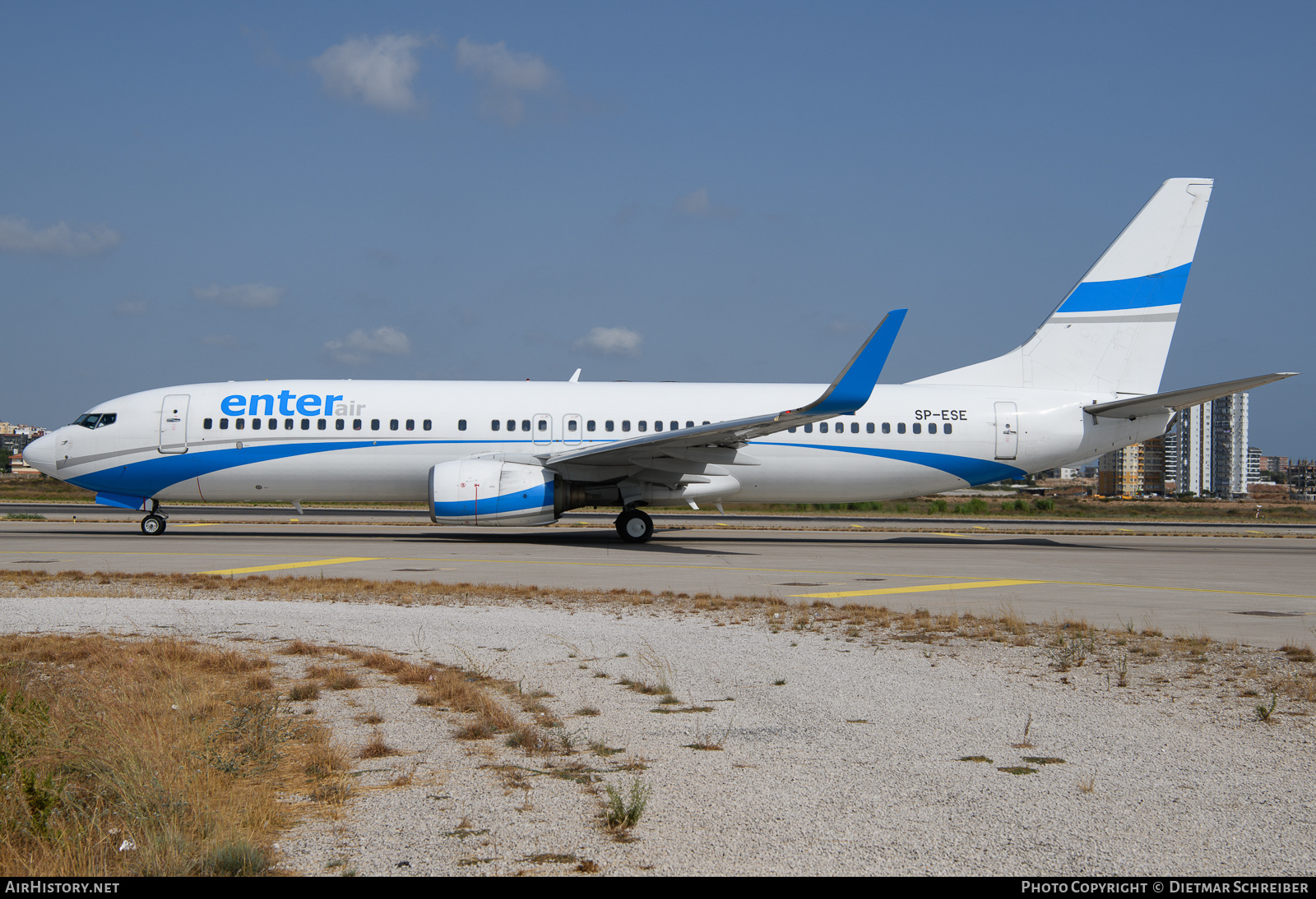 Aircraft Photo of SP-ESE | Boeing 737-8Q8 | Enter Air | AirHistory.net #639112