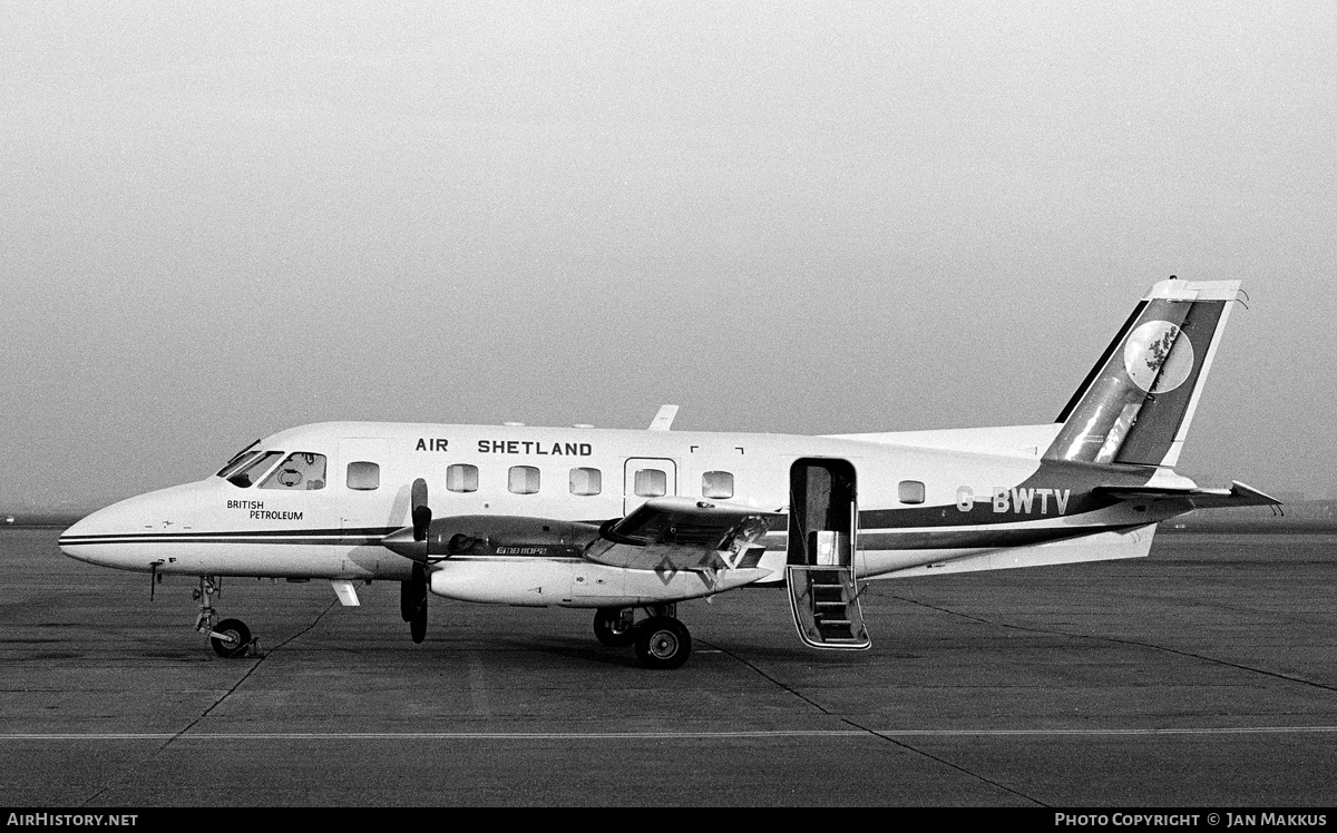 Aircraft Photo of G-BWTV | Embraer EMB-110P2 Bandeirante | Air Shetland | AirHistory.net #639124