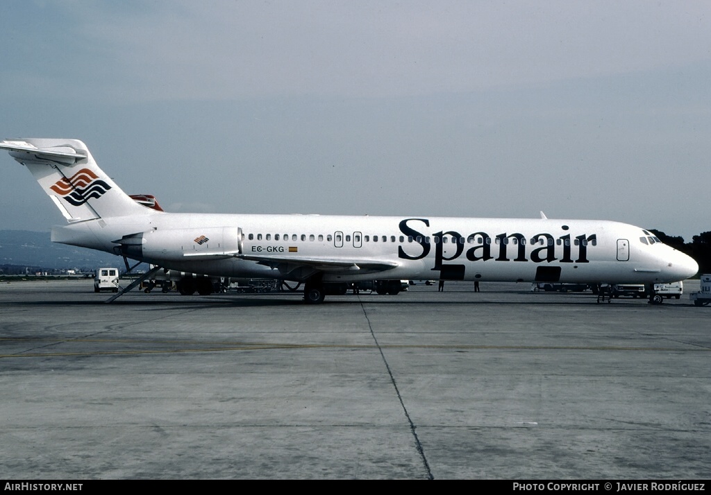 Aircraft Photo of EC-GKG | McDonnell Douglas MD-87 (DC-9-87) | Spanair | AirHistory.net #639129