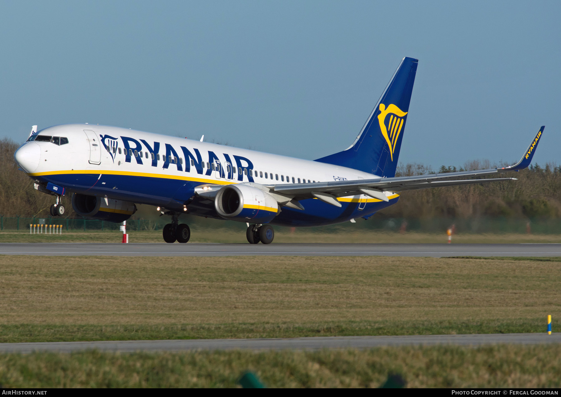 Aircraft Photo of G-RUKD | Boeing 737-8AS | Ryanair | AirHistory.net #639152