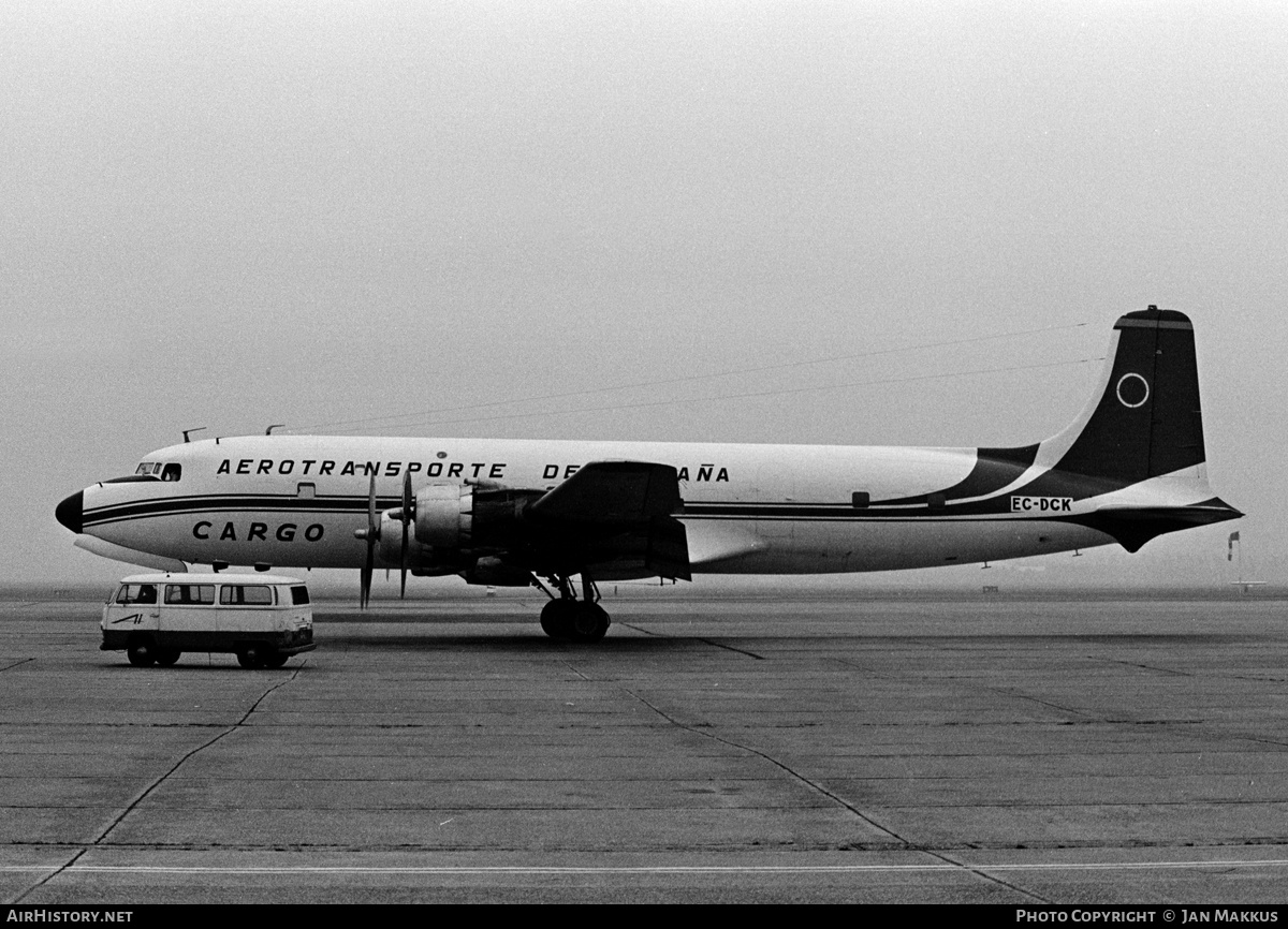 Aircraft Photo of EC-DCK | Douglas DC-6B | Aerotransporte de España | AirHistory.net #639153