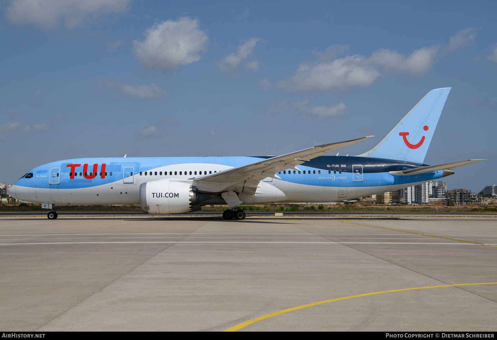 Aircraft Photo of G-TUII | Boeing 787-8 Dreamliner | TUI | AirHistory.net #639178