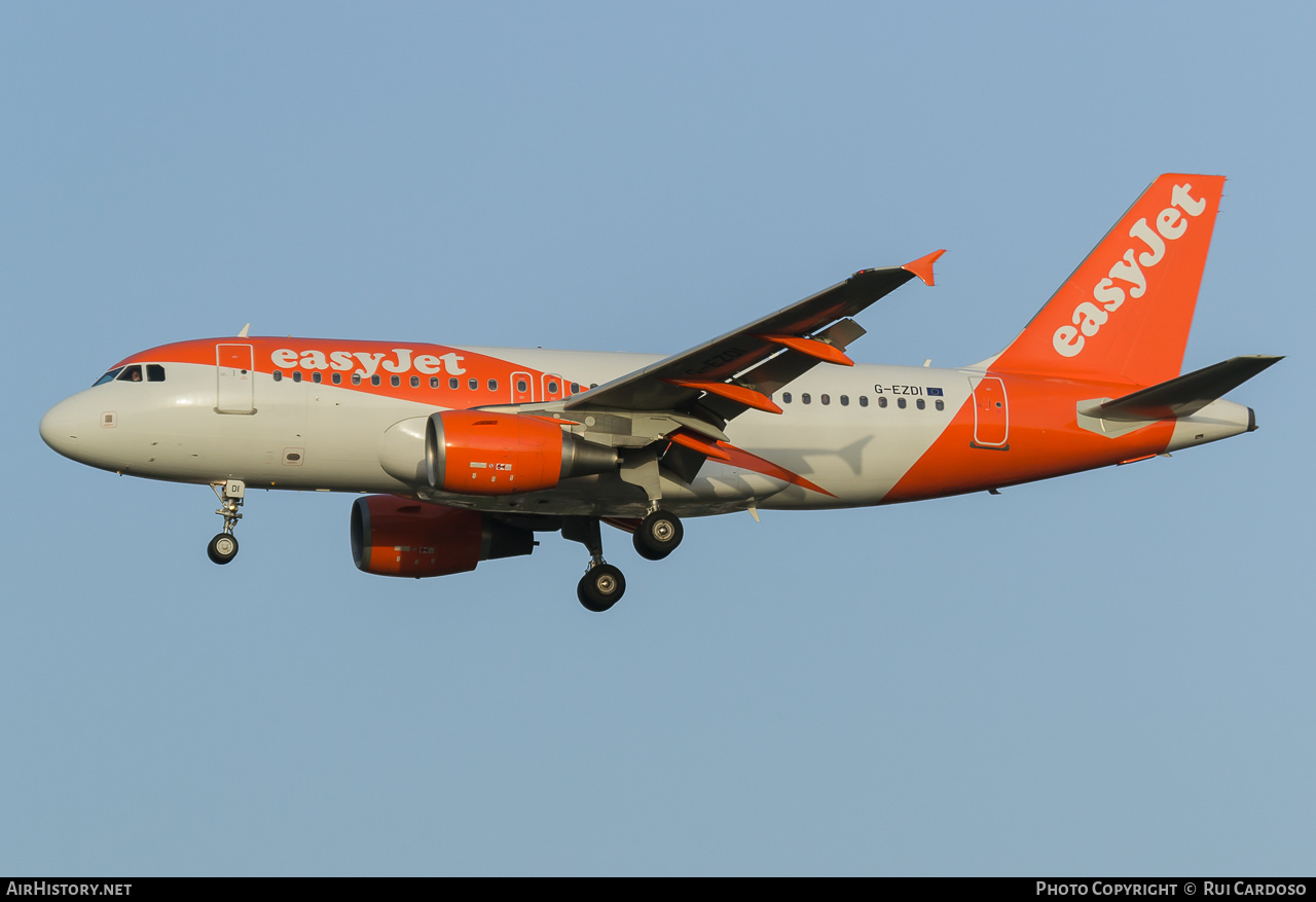 Aircraft Photo of G-EZDI | Airbus A319-111 | EasyJet | AirHistory.net #639183
