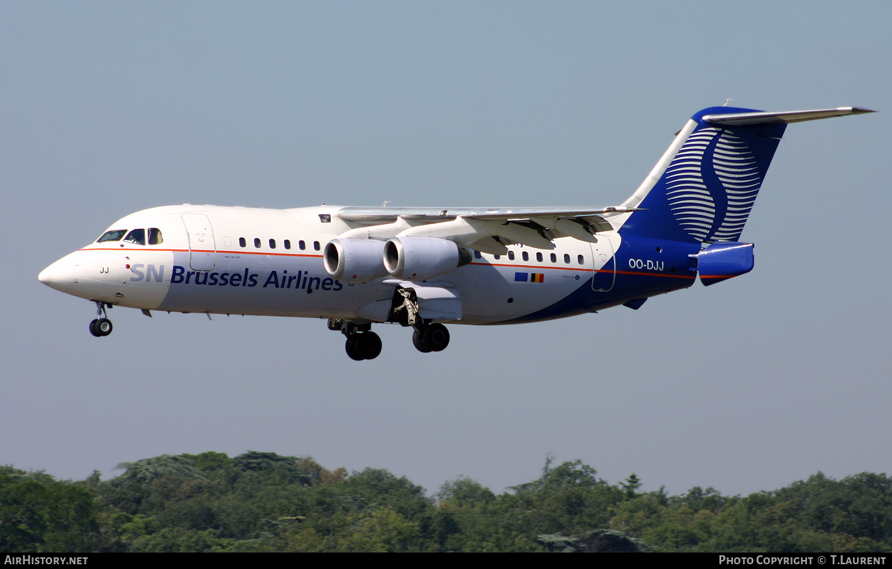 Aircraft Photo of OO-DJJ | British Aerospace BAe-146-200 | SN Brussels Airlines | AirHistory.net #639189