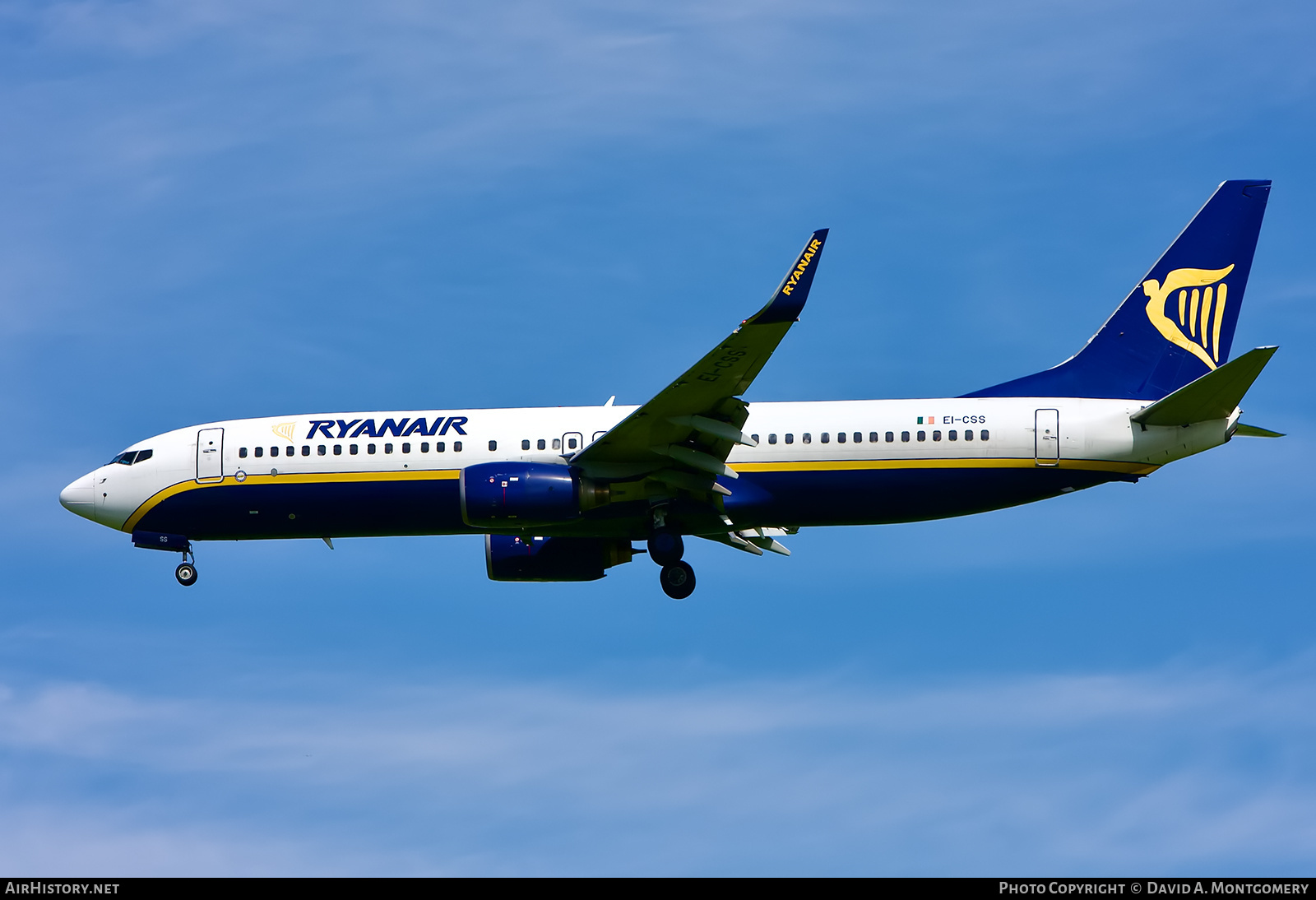 Aircraft Photo of EI-CSS | Boeing 737-8AS | Ryanair | AirHistory.net #639213