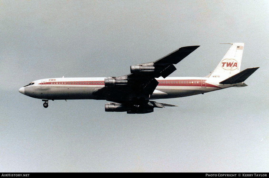 Aircraft Photo of N18710 | Boeing 707-331B | Trans World Airlines - TWA | AirHistory.net #639223