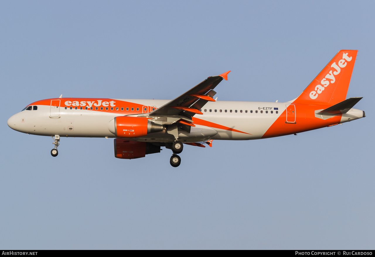 Aircraft Photo of G-EZTF | Airbus A320-214 | EasyJet | AirHistory.net #639235