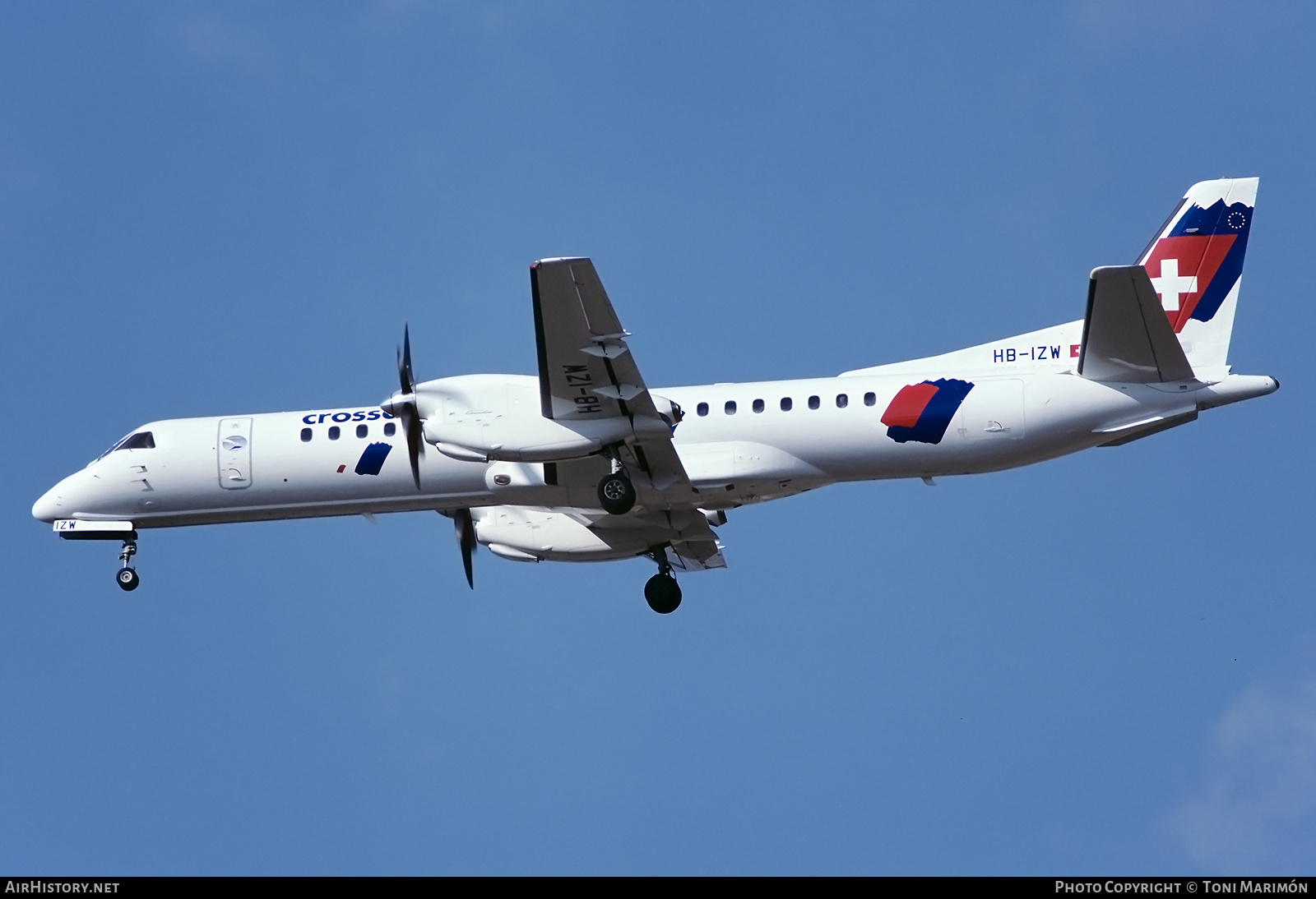 Aircraft Photo of HB-IZW | Saab 2000 | Crossair | AirHistory.net #639252