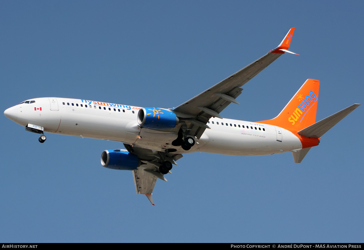 Aircraft Photo of C-FFPH | Boeing 737-81D | Sunwing Airlines | AirHistory.net #639277
