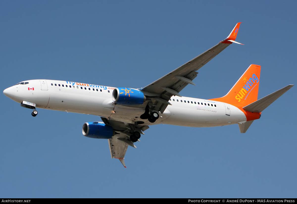 Aircraft Photo of C-FFPH | Boeing 737-81D | Sunwing Airlines | AirHistory.net #639277