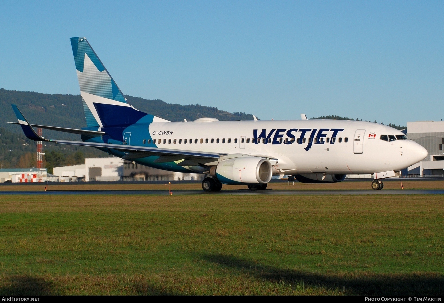 Aircraft Photo of C-GWBN | Boeing 737-7CT | WestJet | AirHistory.net #639279