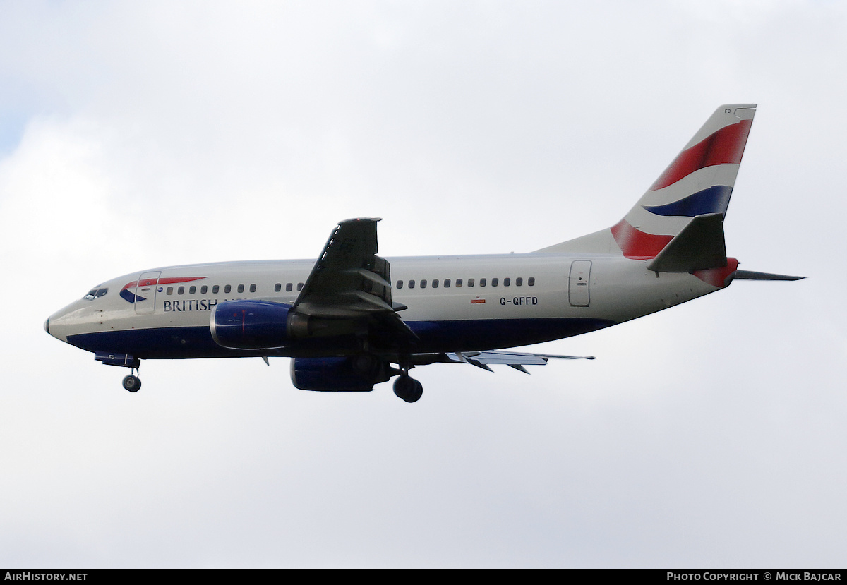 Aircraft Photo of G-GFFD | Boeing 737-59D | British Airways | AirHistory.net #639286