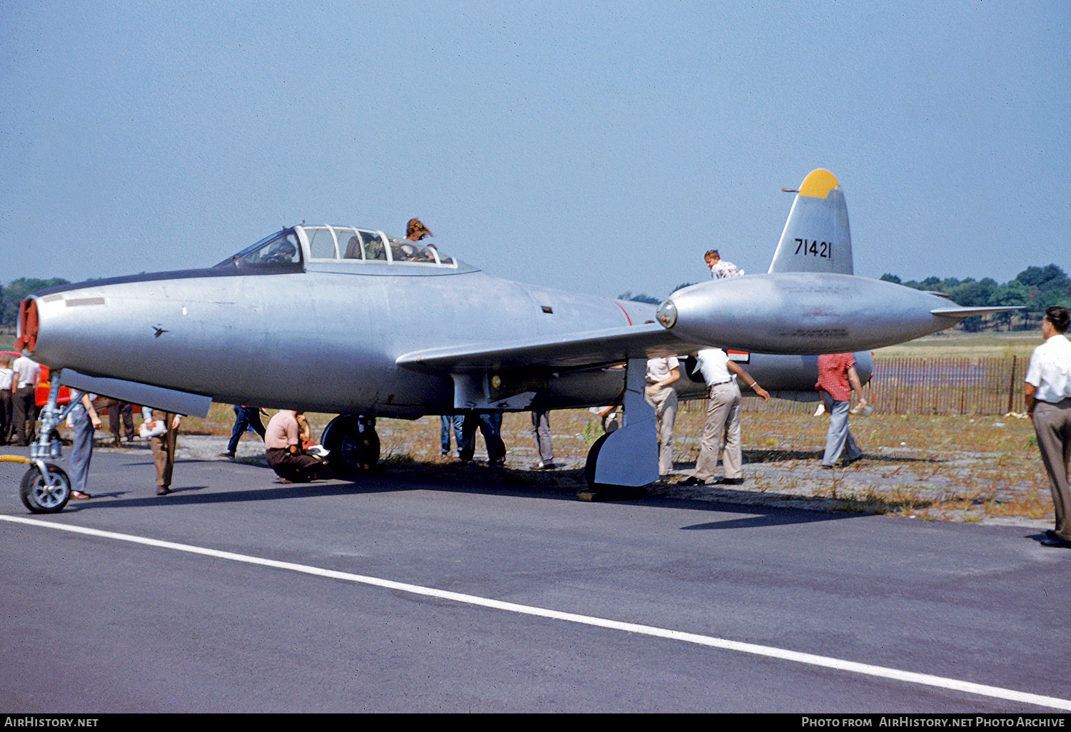 Aircraft Photo of 47-1421 / 71421 | Republic F-84C Thunderjet | USA - Air Force | AirHistory.net #639321