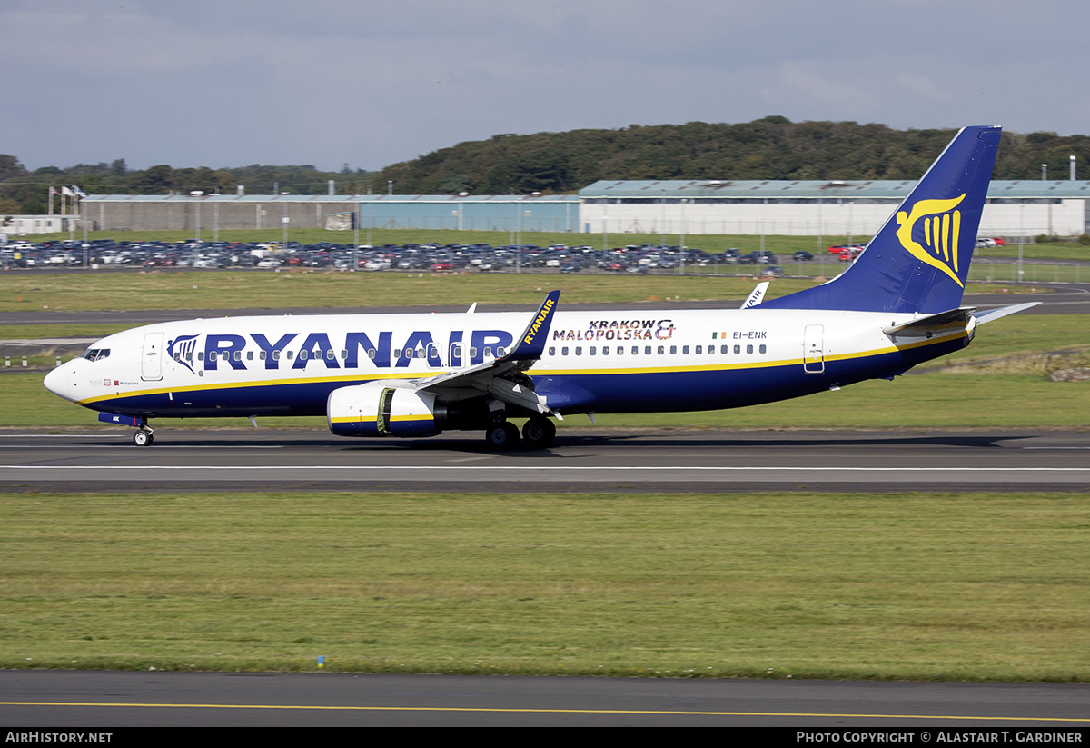 Aircraft Photo of EI-ENK | Boeing 737-8AS | Ryanair | AirHistory.net #639324