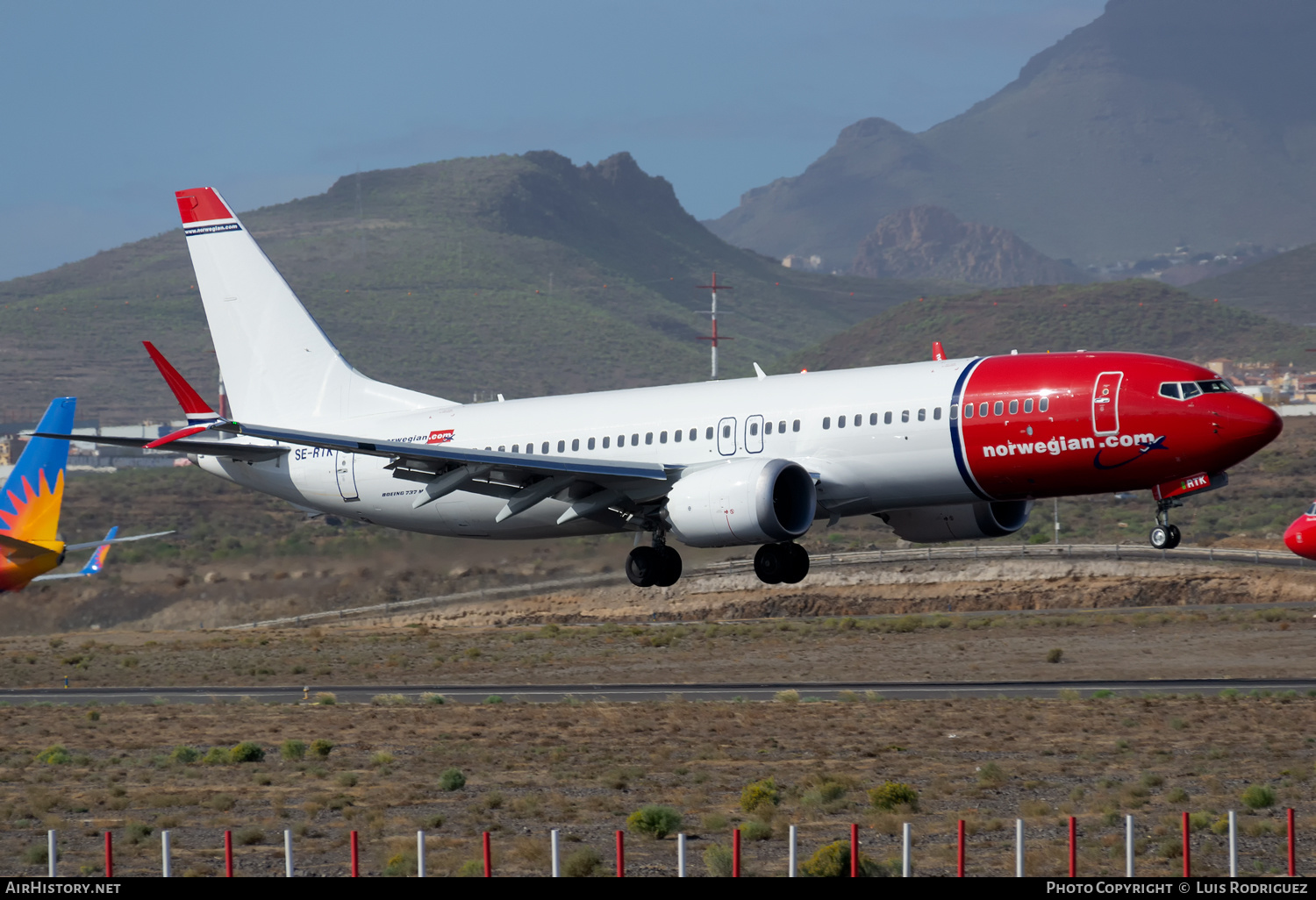 Aircraft Photo of SE-RTK | Boeing 737-8 Max 8 | Norwegian | AirHistory.net #639359