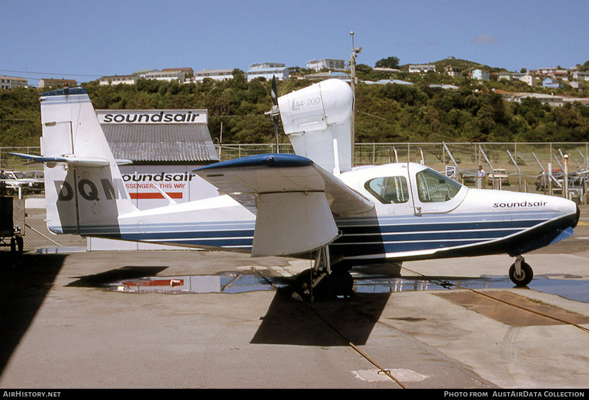 Aircraft Photo of ZK-DQM / DQM | Lake LA-4-200 Buccaneer | Sounds Air | AirHistory.net #639363